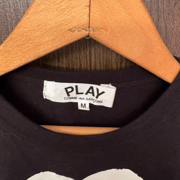 COMME DES GARCONS PLAY FITTED T SHIRT SIZE M WOMENS - Picture 3 of 7